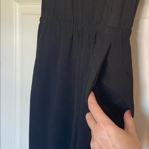 Mixed-media jumpsuit - Picture 4 of 7